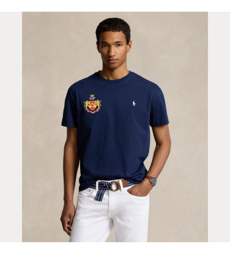 Polo Ralph Lauren T-shirt Hiszpania o klasycznym kroju, granatowy