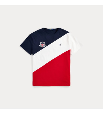Polo Ralph Lauren USA T-shirt i klassisk passform bl, vit, rd