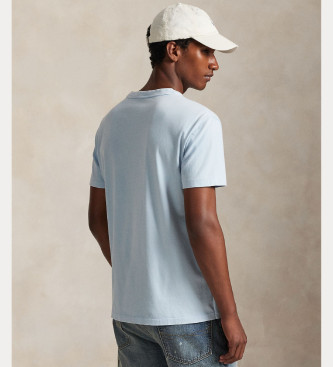 Polo Ralph Lauren Bear Custom Slim Fit Polohemd blau