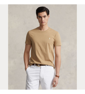 Polo Ralph Lauren T-shirt bege com gola redonda