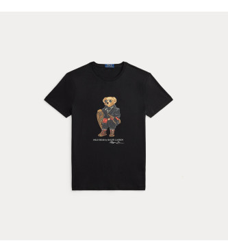 Polo Ralph Lauren T-shirt Slim personalizada preta