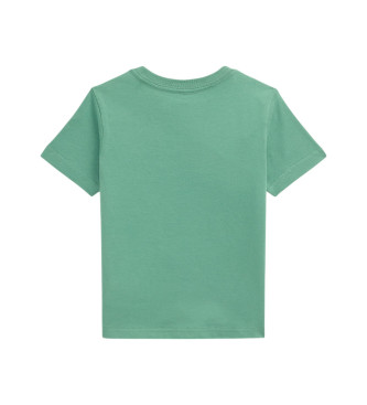 Polo Ralph Lauren T-shirt en coton avec Ours Polo vert