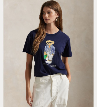 Polo Ralph Lauren T-shirt in cotone con orso marino