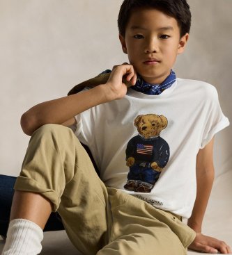 Polo Ralph Lauren Bomulds-T-shirt med polobjørn