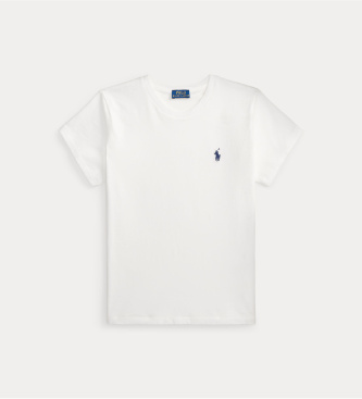 Polo Ralph Lauren T-shirt branca com gola redonda