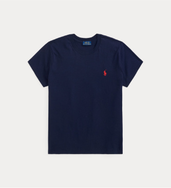 Polo Ralph Lauren T-shirt de gola redonda azul-marinho