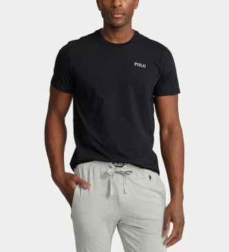 Polo Ralph Lauren Camiseta de dormir de punto de algodn negro