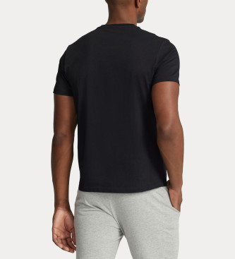 Polo Ralph Lauren Chemise de nuit en coton tricot noir