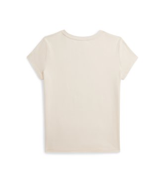 Polo Ralph Lauren Camiseta de algodão com Polo Bear beige