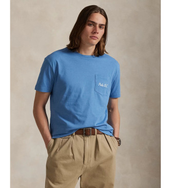 Polo Ralph Lauren Strikket T-shirt med bl Polo Bear