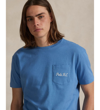 Polo Ralph Lauren Strikket T-shirt med bl Polo Bear
