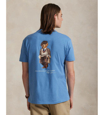 Polo Ralph Lauren Strikket T-shirt med bl Polo Bear