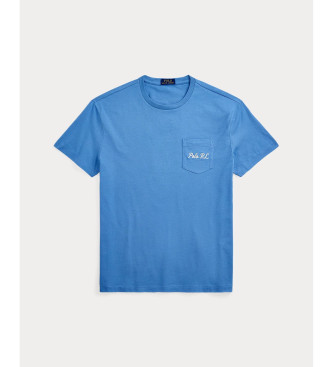Polo Ralph Lauren Strikket T-shirt med bl Polo Bear