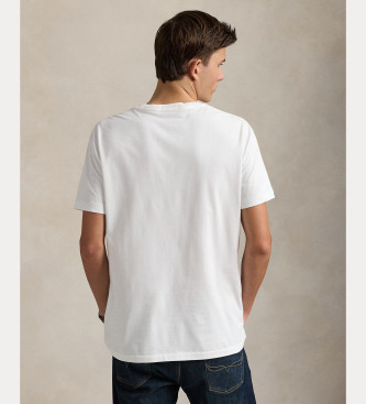 Polo Ralph Lauren T-shirt de malha com urso Polo branco