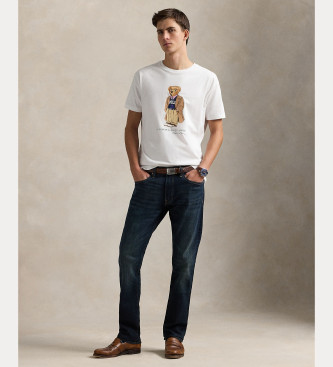 Polo Ralph Lauren T-shirt de malha com urso Polo branco