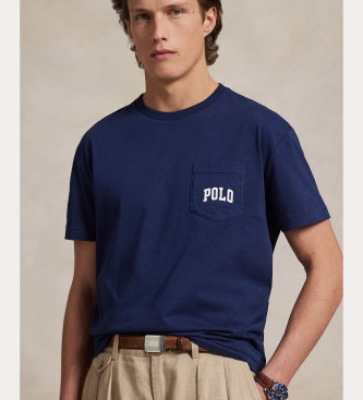 Polo Ralph Lauren T-shirt de malha com polo urso da marinha