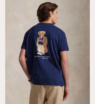 Polo Ralph Lauren T-shirt de malha com polo urso da marinha