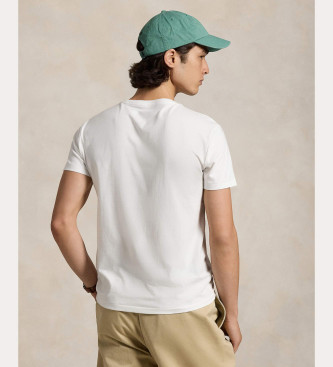 Polo Ralph Lauren T-shirt z dzianiny Custom Fit biały