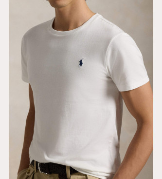 Polo Ralph Lauren T-shirt z dzianiny Custom Fit biały