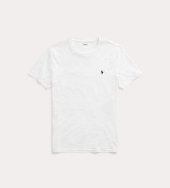 Polo Ralph Lauren T-shirt z dzianiny Custom Fit biały