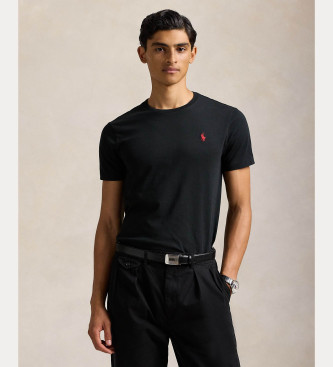Polo Ralph Lauren T-shirt de malha personalizada em preto