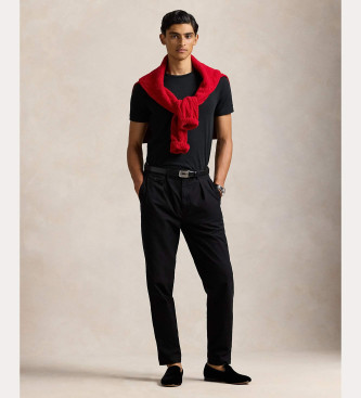 Polo Ralph Lauren T-shirt de malha personalizada em preto