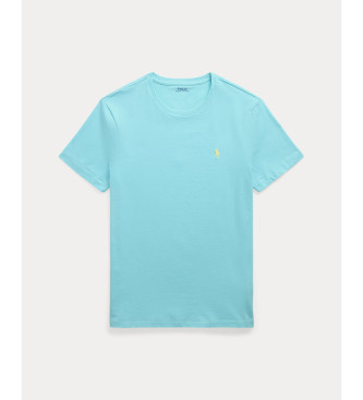 Polo Ralph Lauren Custom Slim Fit knit T-shirt blue