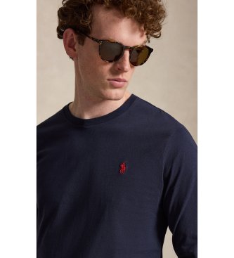 Polo Ralph Lauren Camiseta de malha jersey Custom Slim Fit marinho