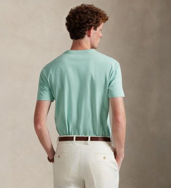 Polo Ralph Lauren Camiseta de punto Custom Slim Fit verde