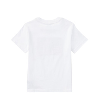 Polo Ralph Lauren Bombažna pletena majica z belo zastavo