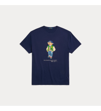 Polo Ralph Lauren Koszulka dzianinowa Polo Bear Classic Fit granatowa