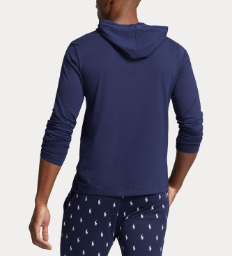 Polo Ralph Lauren Homewear hooded T-shirt 714844760001 navy