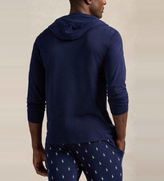 Polo Ralph Lauren Felpa da pigiama in maglia blu navy