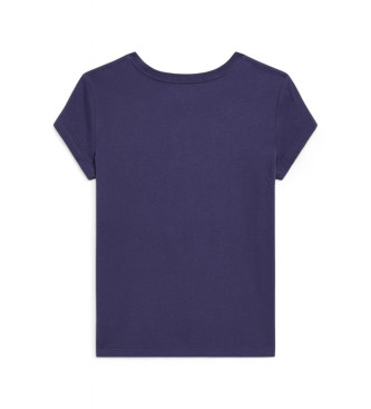 Polo Ralph Lauren T-shirt med marinbl bjrnpolotrja