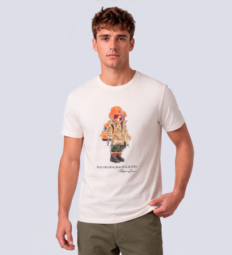 Polo Ralph Lauren White Polo Bear T-shirt