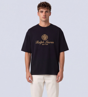 Polo Ralph Lauren Black Relaxed Fit T-shirt