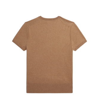 Polo Ralph Lauren Maglietta a maniche marroni