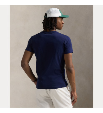 Polo Ralph Lauren Navy bear slim fit t-shirt