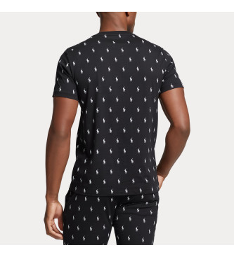 Polo Ralph Lauren Chemise de nuit en jersey de coton noir