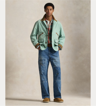 Polo Ralph Lauren Gr�n l�rredsjakke