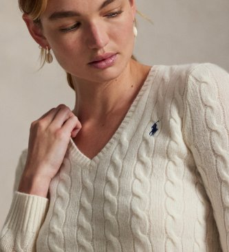 Polo Ralph Lauren Beige wool and cashmere cardigan