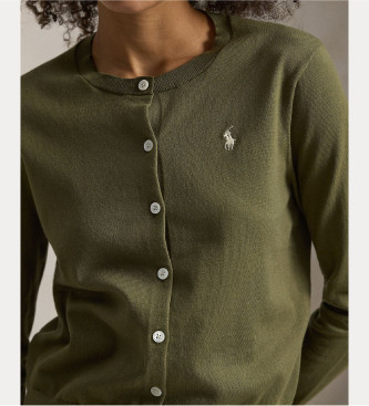 Polo Ralph Lauren Cardigan lungo verde