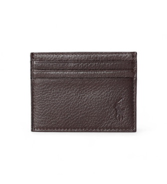 Polo Ralph Lauren Pebbled brown leather wallet