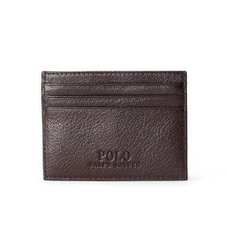 Polo Ralph Lauren Pebbled brown leather wallet