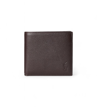 Polo Ralph Lauren Portefeuille en cuir grain marron