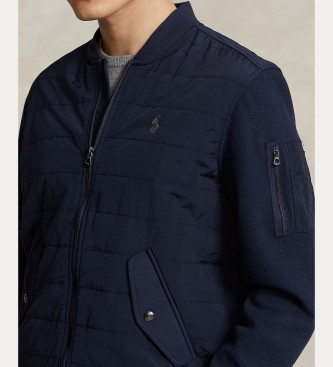 Polo Ralph Lauren Bomber ibrido blu scuro