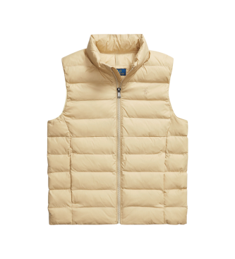 Polo Ralph Lauren Colden quiltet foldbar beige vest
