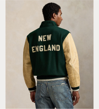 Polo Ralph Lauren Chaqeuta Varsity verde
