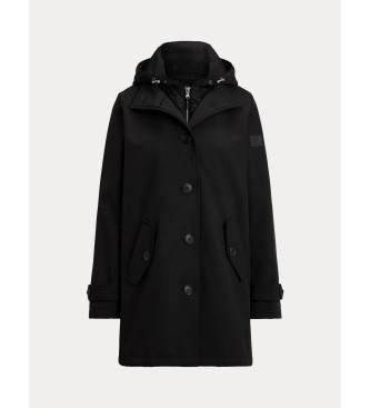 Lauren Ralph Lauren Steppjacke mit marineblauer Kapuze und Weste