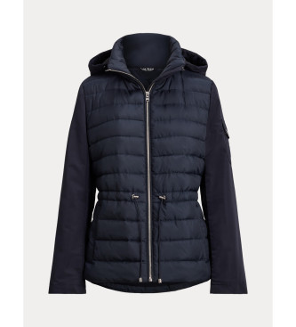 Lauren Ralph Lauren Steppjacke mit marineblauem Trichterkragen